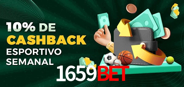 10% de bônus de cashback na 1659bet